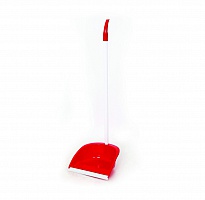 Dustpan with rubber